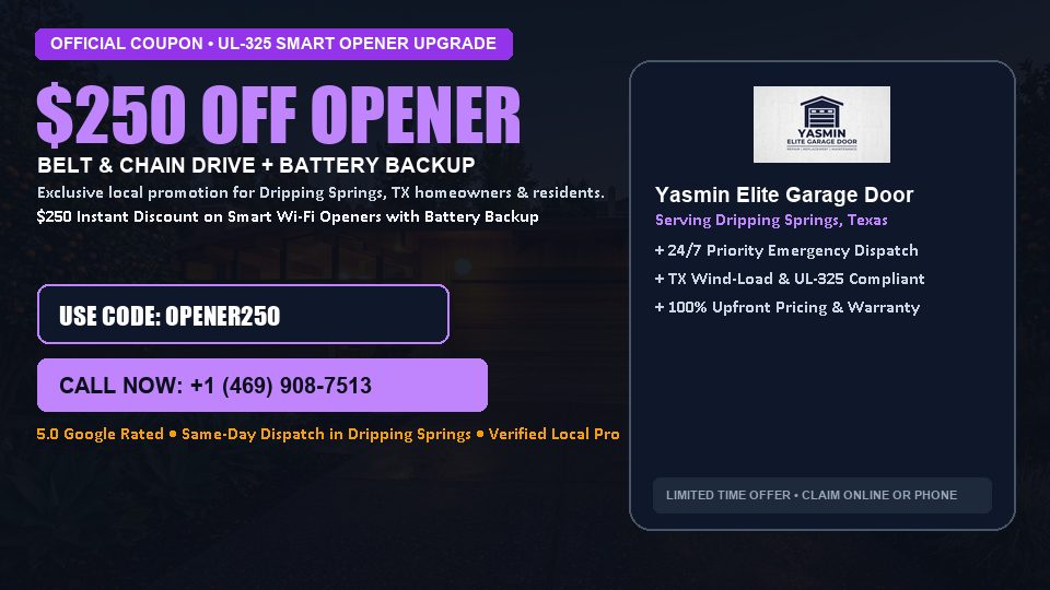 Yasmin Elite Garage Door $250 OFF Premium LiftMaster Opener Installation