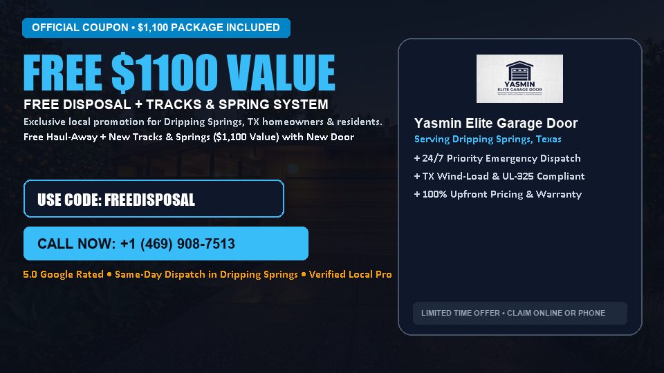Yasmin Elite Garage Door FREE Haul-Away & Heavy-Duty Tracks with New Door